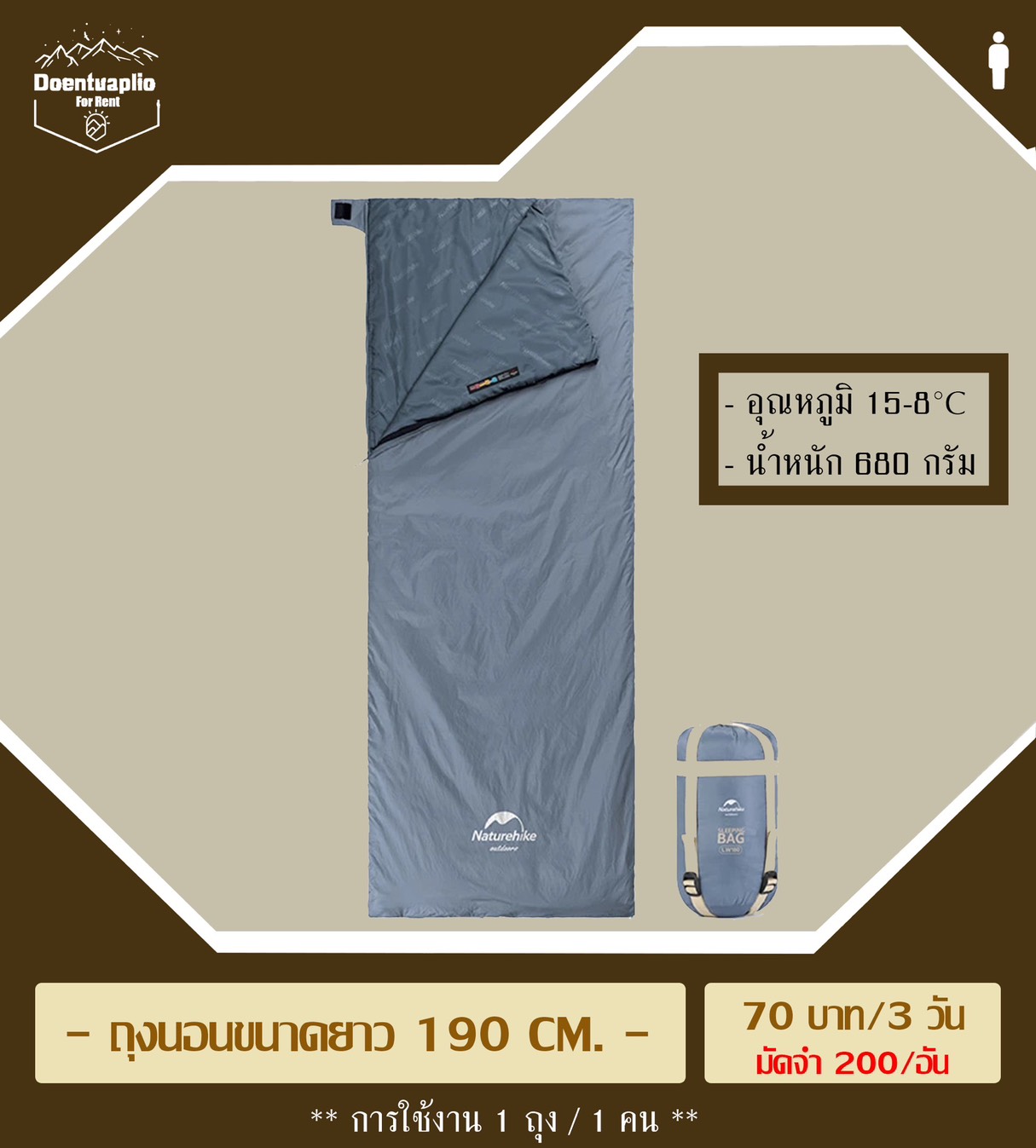 ถุงนอน Naturehike